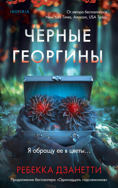 Черные георгины