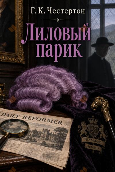 Лиловый парик