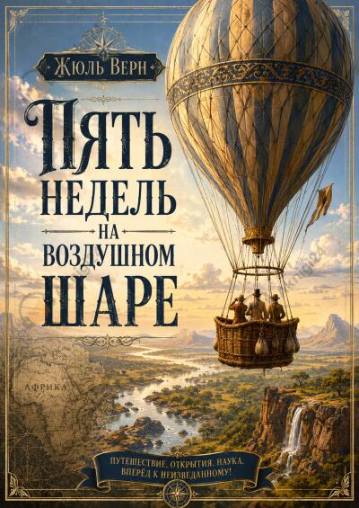 Пять недель на воздушном шаре